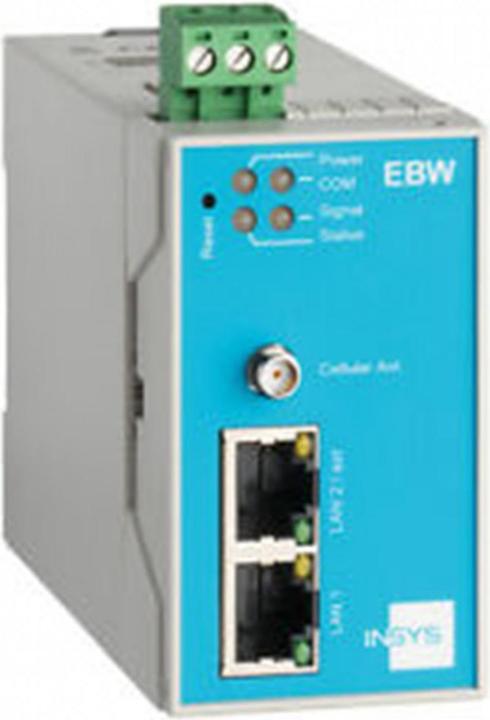 Image du produit Insys icom MRX3 LAN, routeur LAN-LAN modulaire, VPN 5xEthernet 10/100BT 2xdig.Un slots MRcard:1x libre