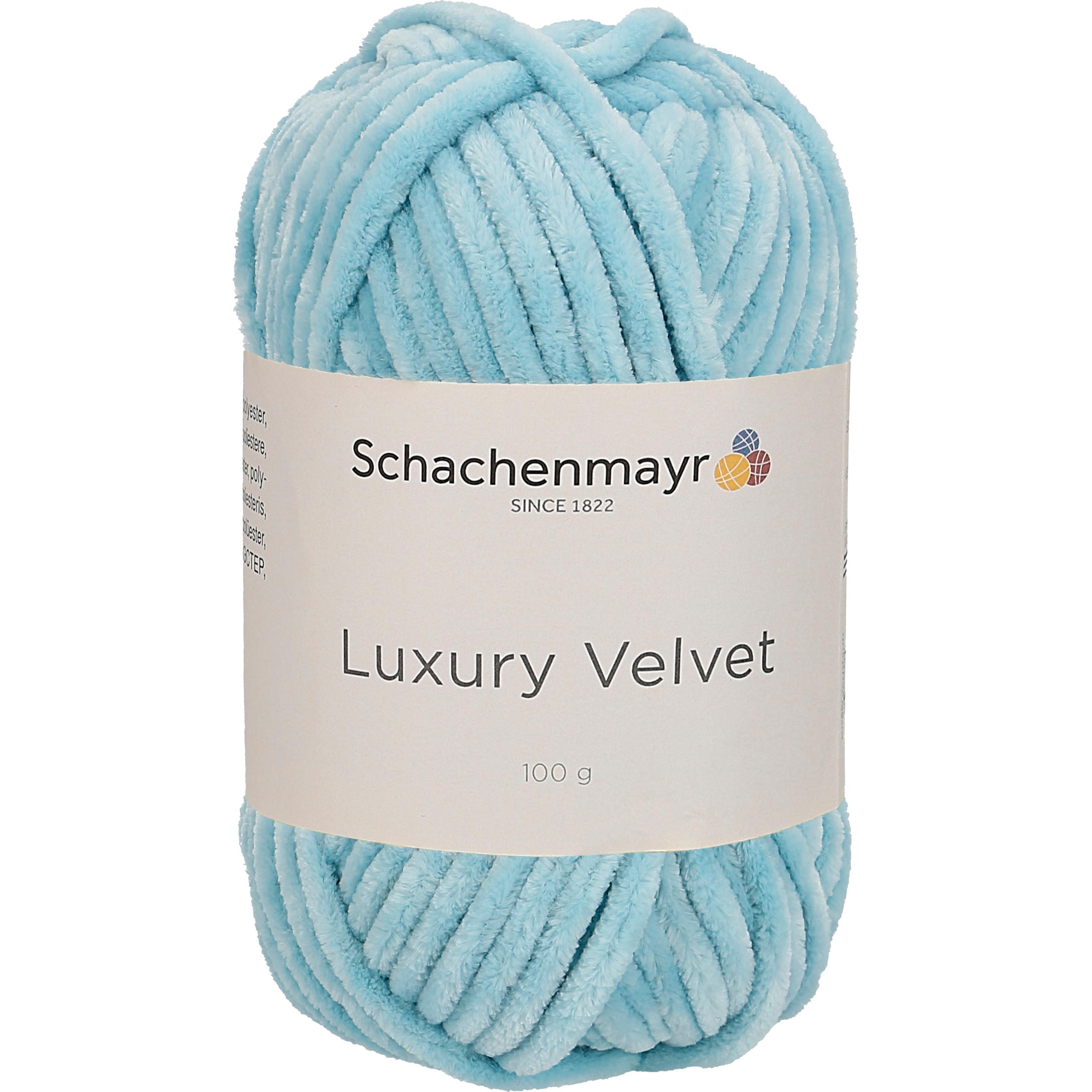 Schachenmayr Luxury Velvet, 100 g, Garn + Wolle, Blau