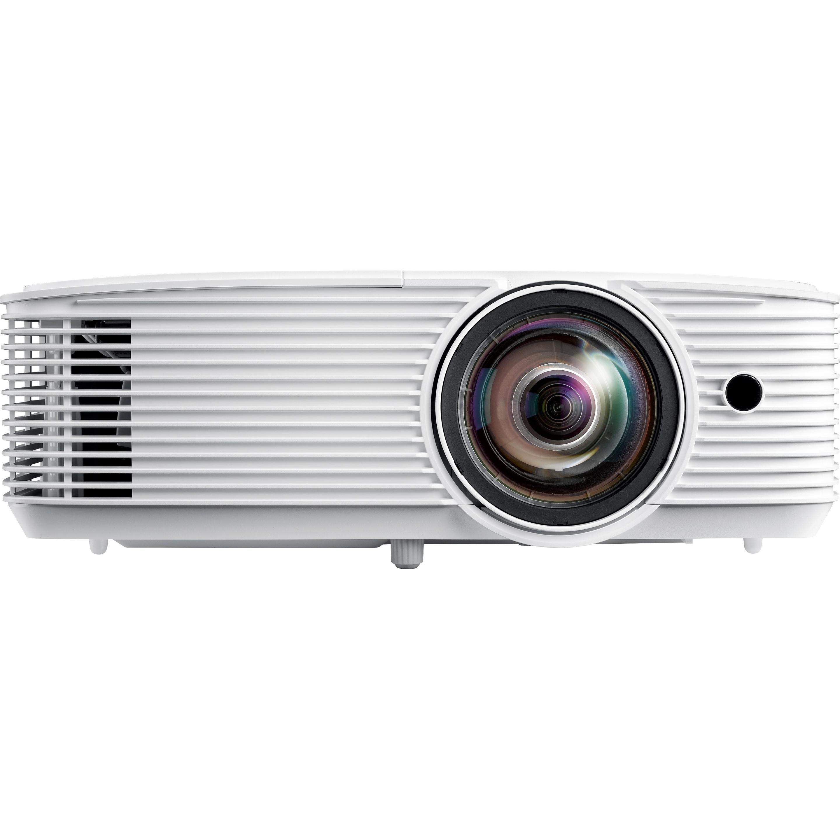 Optoma W309ST - DLP-Projektor - tragbar - 3D - 3800 lm - WXGA (1280 x 800) (WXGA, 3800 lm, 0.52:1), Beamer, Weiss