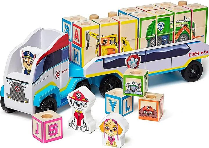 Image du produit Melissa & Doug Blocs de bois ABC Camion