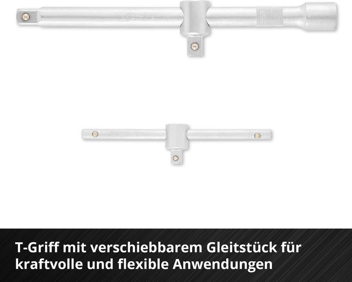 Actual product image Einhell Einleger E-Case Stecknüsse & Ratschen 60-tlg.