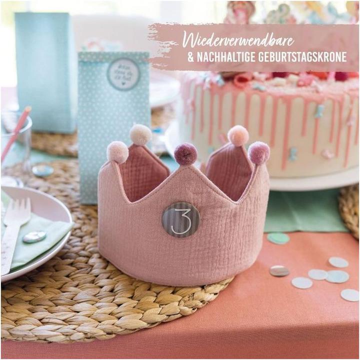 Actual product image Papierdrachen Birthday crown