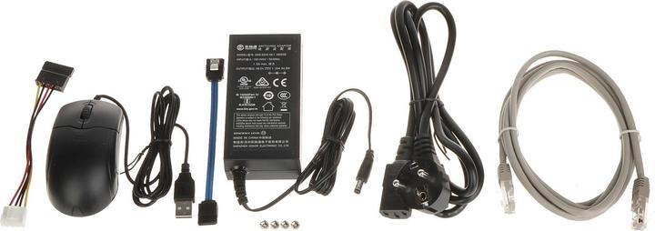 Actual product image Hikvision Network Recorder DS-7604NI-K1/4PC 4 Ch. 1HDD (Power supply)