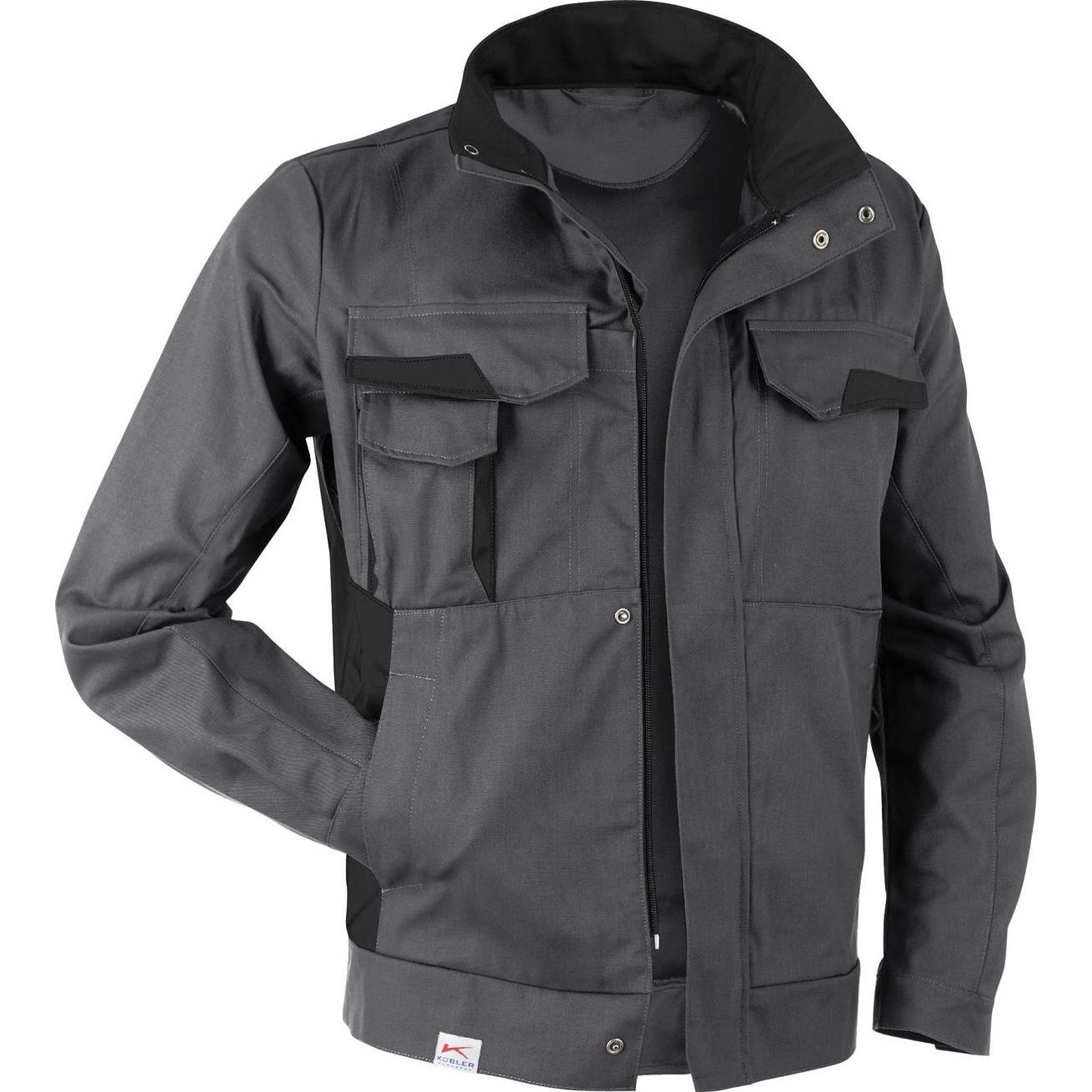 Kübler, Arbeitsjacke, Vita Cotton+ Jacke Anthrazit/Schwarz 3XL (3XL)