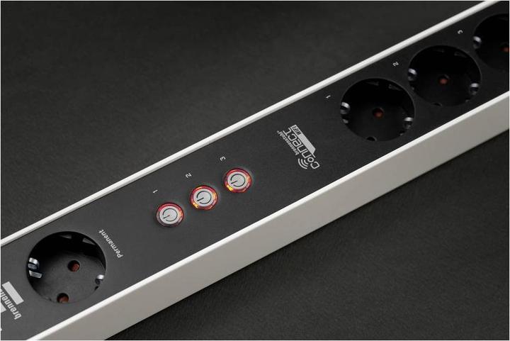 Produktbild Brennenstuhl 1153240627 Steckdosenleiste Weiss, Schwarz Schutzkontakt 1 St. (4x, CEE 7/3, CEE 7/4, 1.50 m)