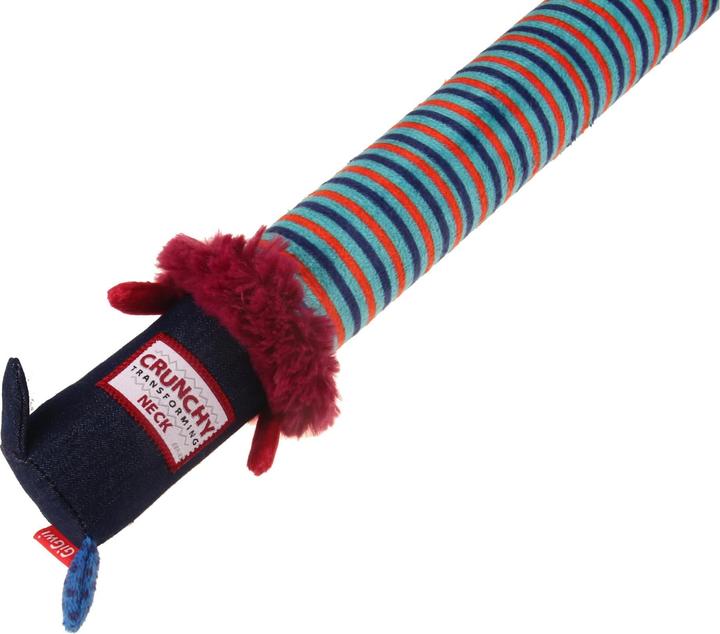 Immagine prodotto GiGwi Giocattolo per cani collo croccante, gatto M, blu (Gioco da masticare per cani)