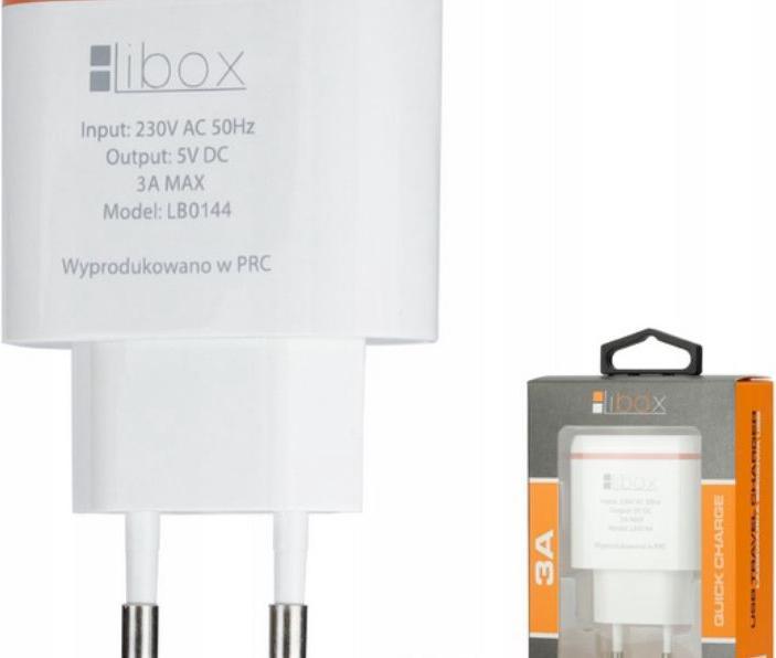 Image du produit Libox Chargeur mural USB 3,0A, Quick Cha (15 W, 1 portion)