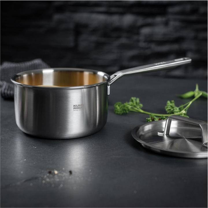 Image du produit Kuhn Rikon Casserole à manche (16 cm, Casserole à manche, Aluminium, Acier inoxydable)