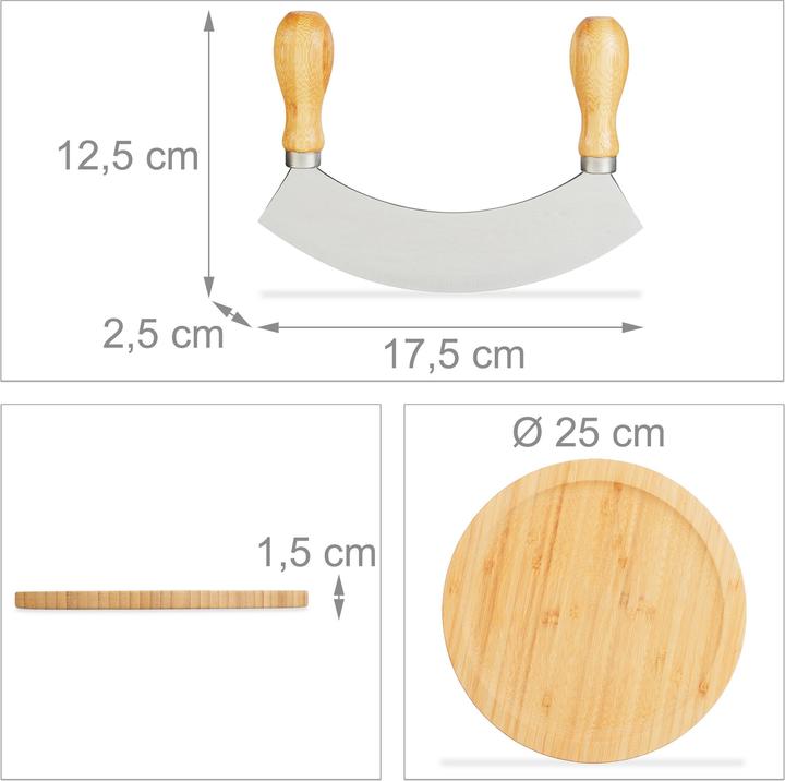 Produktbild Relaxdays Wiegemesser