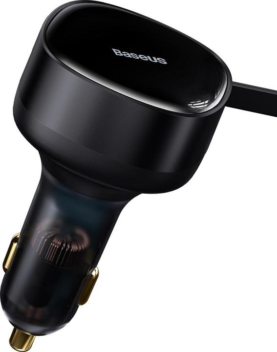 Produktbild Baseus Enjoyment Car Charger with cable USB-C + Lightning 3A, 30W (Black)