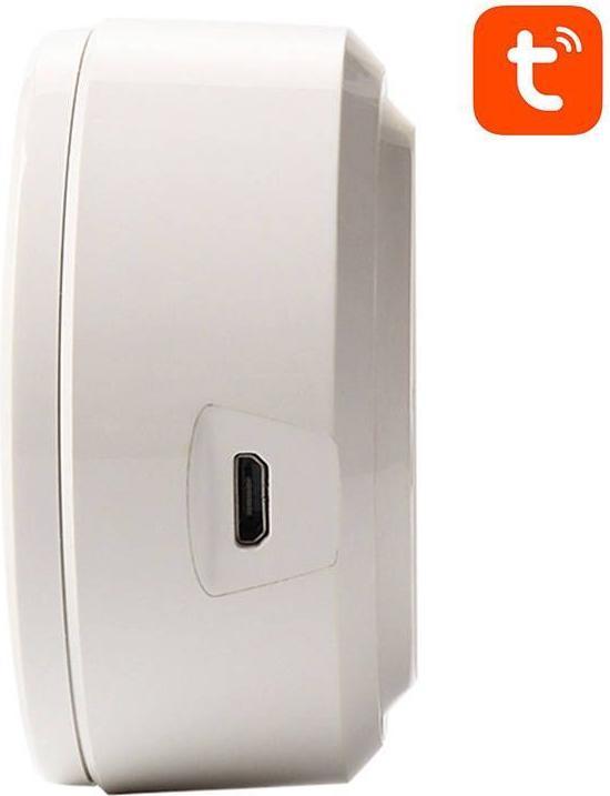 Actual product image Neo Intelligent alarm siren WiFi NAS-AB02WT with humidity temperature sensor TUYA