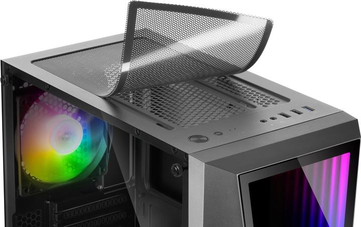 Produktbild Mars Gaming Boitier Moyen Tour Atx Mc777 RGB Avec Panneau Vitré (Noir) (ATX, Mini-ITX)