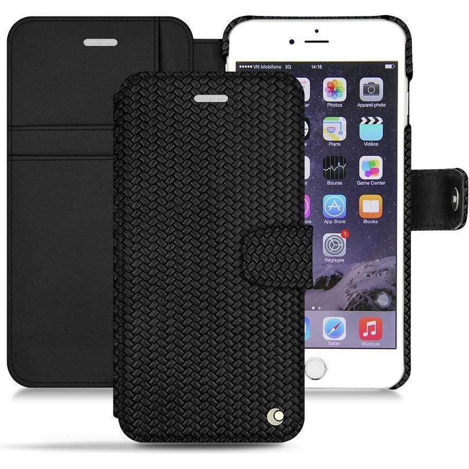 Noreve Lederschutzhülle Wallet (Apple iPhone 6s), Smartphone Hülle, Schwarz