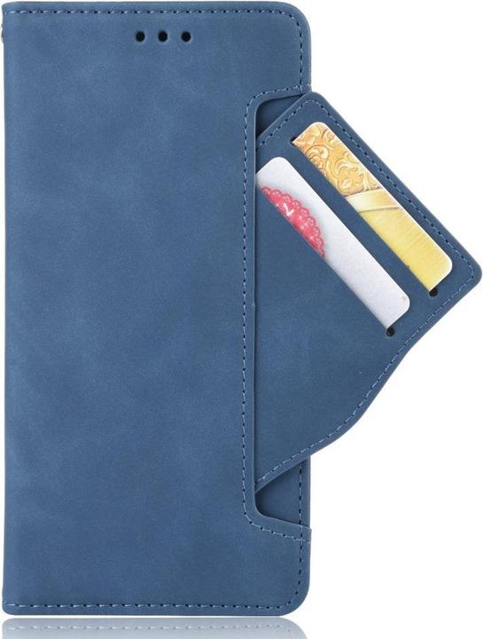 Produktbild Cover-Discount iPhone 13 mini - Etui mit vielen Kartenfächer dunkelblau (Apple iPhone 13 mini)