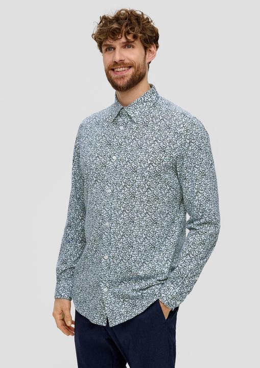 Produktbild s.Oliver Hemd Jerseyhemd mit All-over-Print (40)