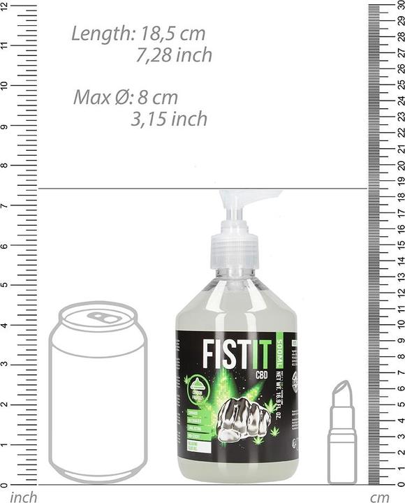 Image du produit Pharmquests CBD Lubricant - 17 fl oz / 500 ml- Pump (500 ml)