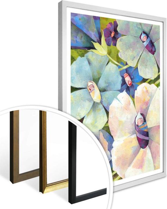 Image du produit Trenddeko Blanz - Bébés fleurs (40 x 50 cm)