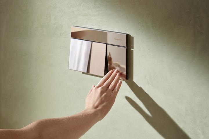 Immagine prodotto hansgrohe iFrame élément E Plaques de déclenchement pour chasse d'eau à 2 quantités, 66003000, 66003000