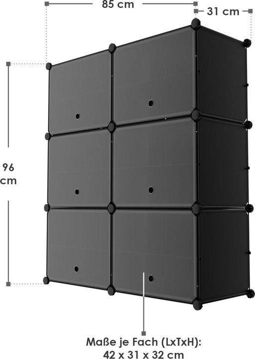 Produktbild Juskys Benson (86 x 96 x 31 cm)