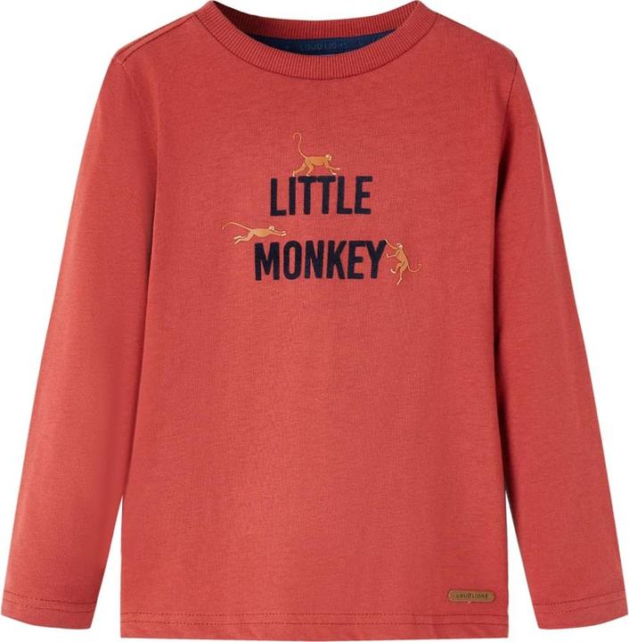 Immagine prodotto vidaXL Camicia da bambino a maniche lunghe color kaki scuro 140,Materiale: 100 (140)