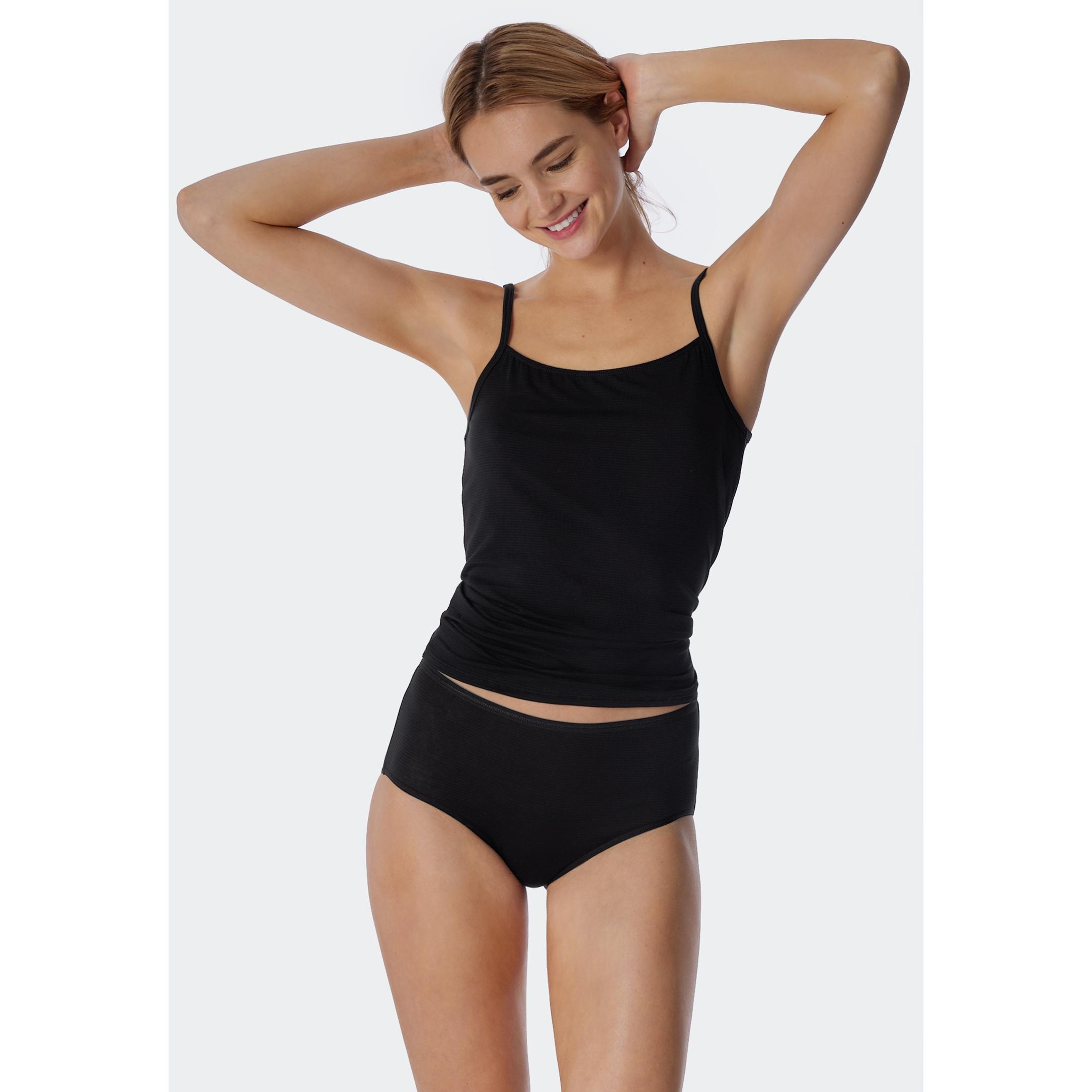 Thumbnail - Schiesser, Damen, Unterhosen, Modal Essentials Midi, Schwarz, (46, 2er Pack)