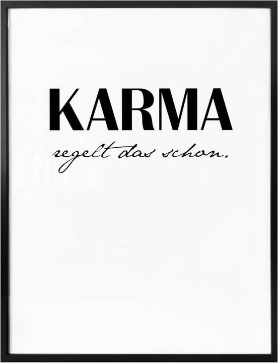 Image du produit Trenddeko Le karma s'occupera de ça. (50 x 60 cm)