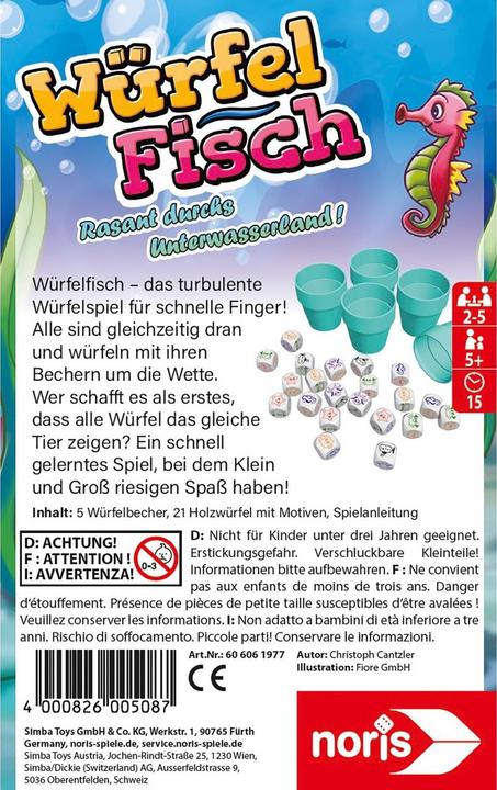 Image du produit Simba Poisson-cube (Allemand)
