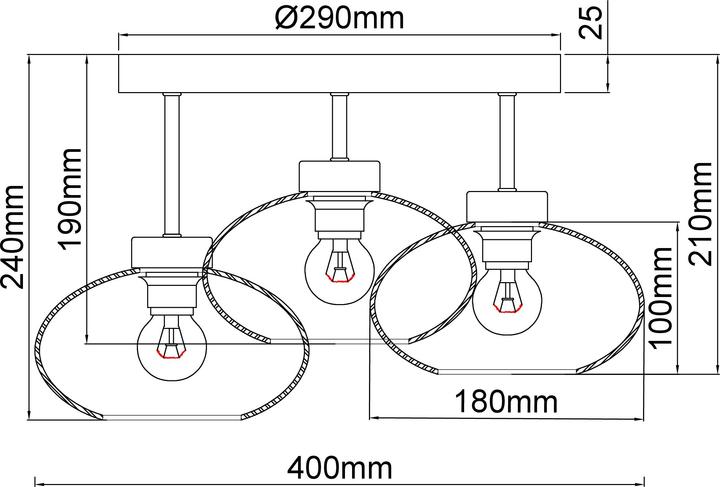 Actual product image Globo Shaun (E27)