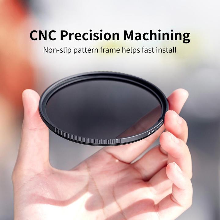 Produktbild K&F Concept 40.5MM Keen Slim Blue Coated, MCUV+CPL+ND4 Filter Kit, With Cleaning clothes (40.50 mm, ND- / Graufilter, Polarisationsfilter, UV-Filter)