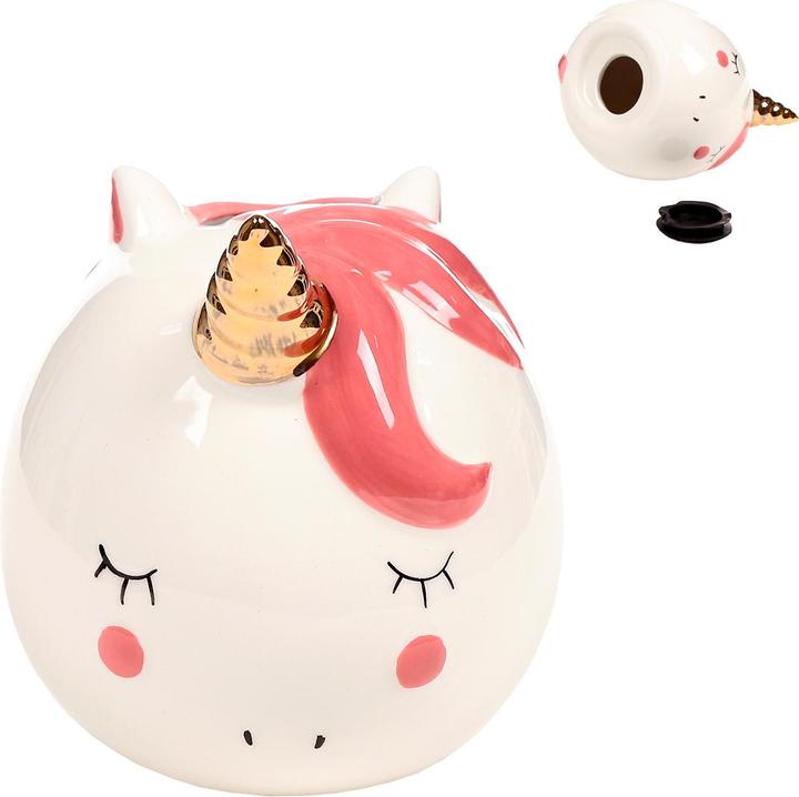 Sombo Spardose Einhorn weiss