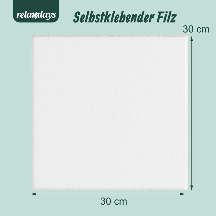 Produktbild Relaxdays 12x Filzpinnwand (Pinnwand, 30 x 30 cm)