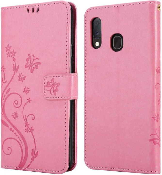 Produktbild Cadorabo Flower Book Cover (Samsung Galaxy A10e)