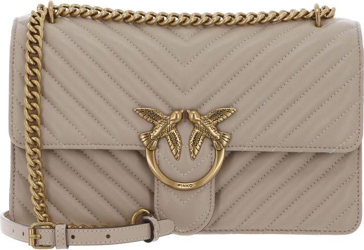 Pinko Love One Classic DC Sheep Nappa Chevron
