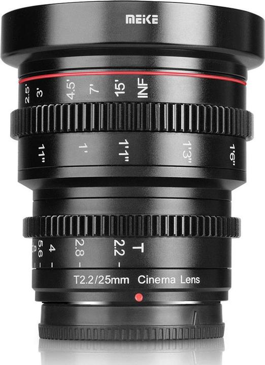 Produktbild Meike MK 25mm T2.2 Canon RF vatting (Canon RF, Vollformat)