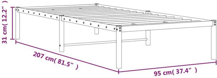 Actual product image vidaXL Jard (90 x 200 cm)