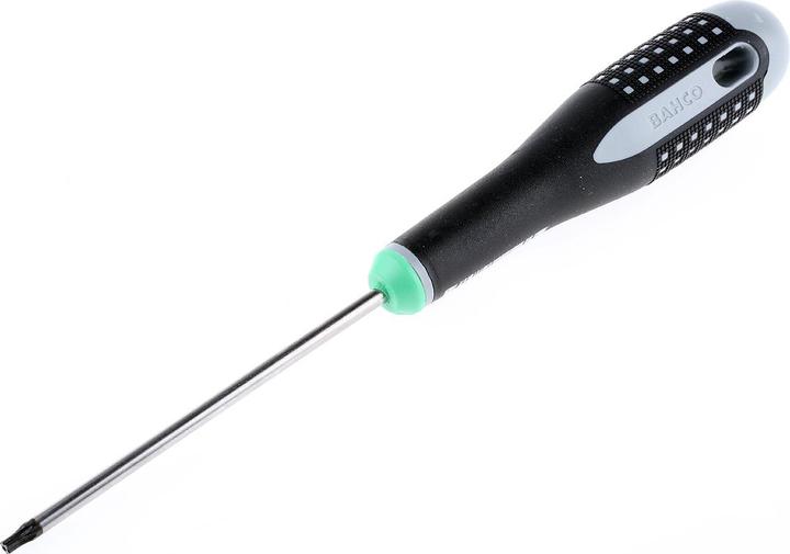 Actual product image Bahco ERGO tamper-proof TORX screwdriver with rubber handle, TR15 x 100 mm (Torx (TX))