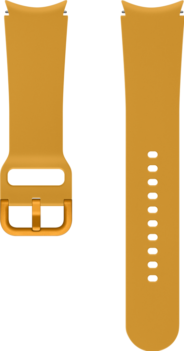 Samsung Sport band 20mm M/L mustard (20 mm, Fluoroelastomer, Galaxy Watch, Galaxy Watch 4)