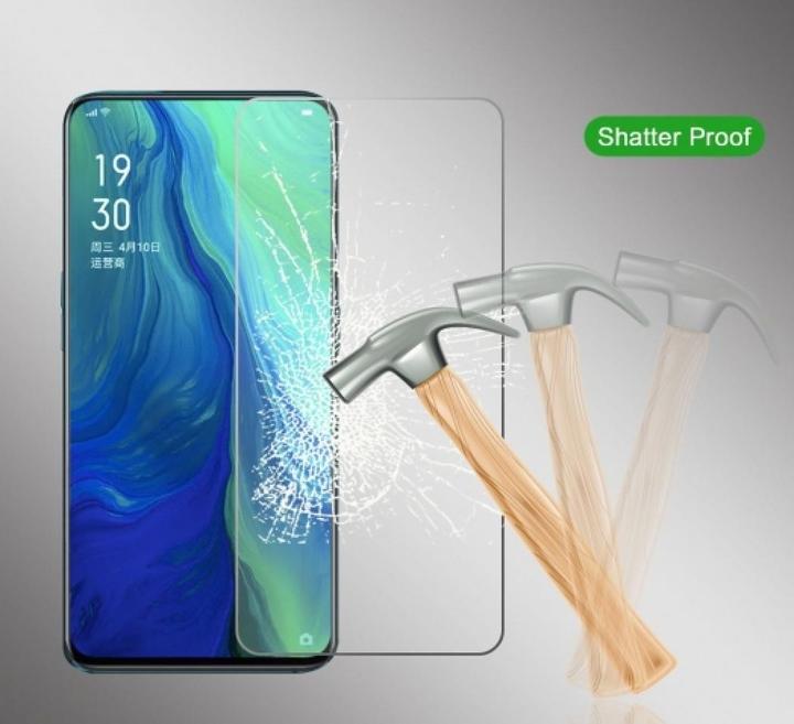 Actual product image Screenguard Oppo Reno Protective Glass Film Case Friendly Design (1 pcs., Oppo Reno 5G)
