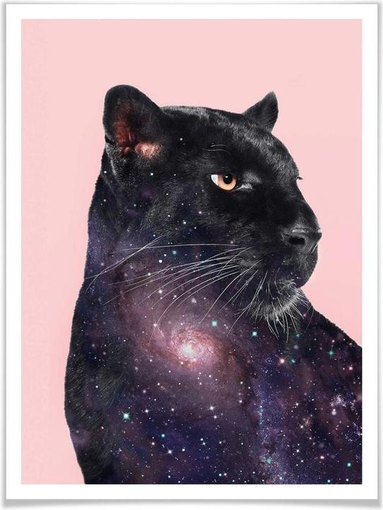 Immagine prodotto Trenddeko Sciolto - Pantera galattica (40 x 50 cm)