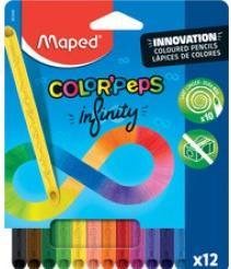 Produktbild Maped Dreikant-Buntstift COLOR'PEPS INFINITY, 18er Etui (Mehrfarbig, 18 x)