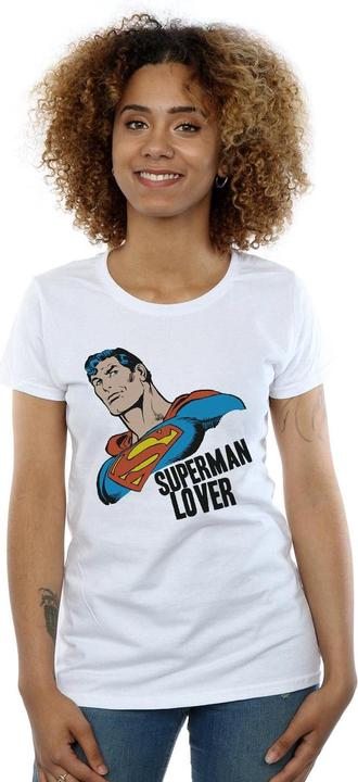 Actual product image Womens/Ladies Superman Lover Cotton T-Shirt (XXL)