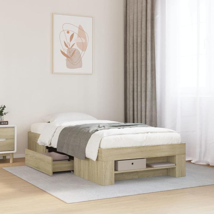 Actual product image vidaXL Bettgestell (90 x 190 cm)