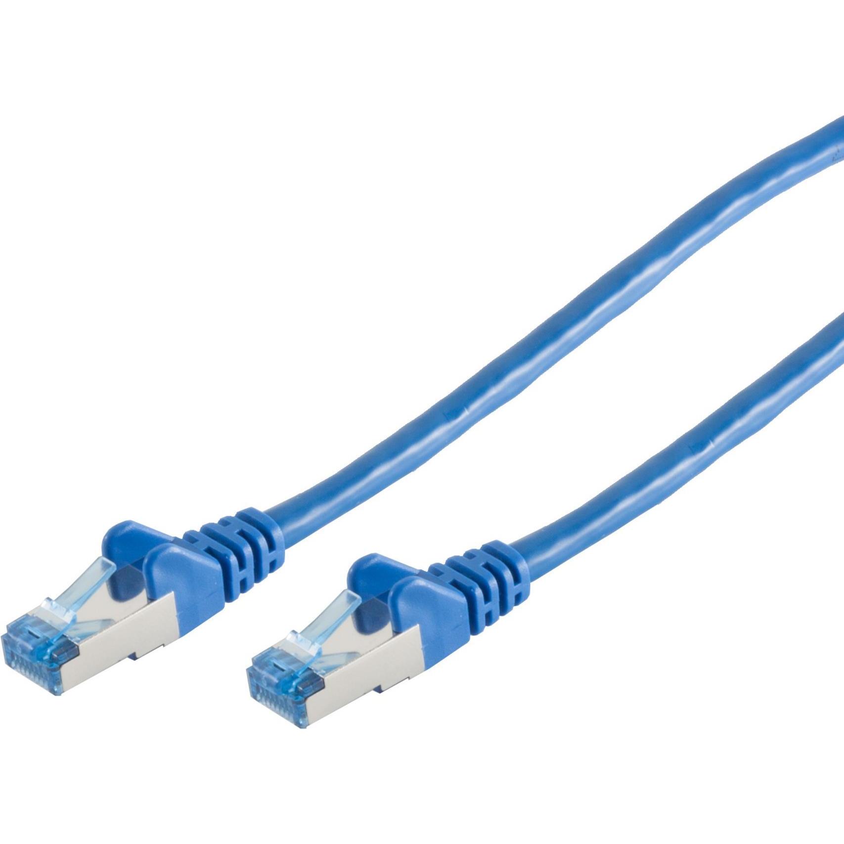 Shiverpeaks S/CONN maximum connectivity Netzwerkkabel-Patchkabel, cat 6A, S/FTP, PIMF, blau, 20,0m (S/FTP, CAT6a, 20 m),...