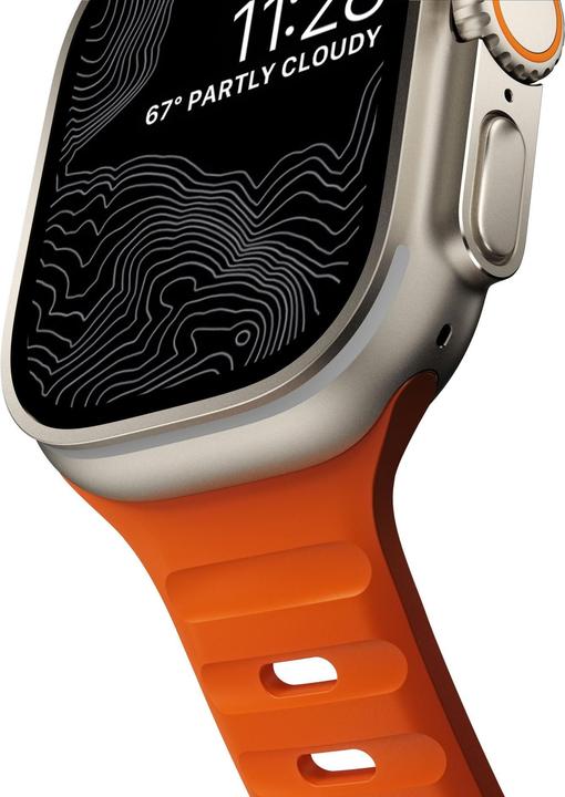 Actual product image Nomad Sport Band 42/44/45/49mm Ultra (49 mm, Fluoroelastomer, Aluminium)