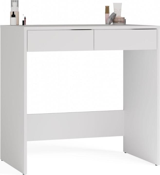 Image du produit Topeshop Schreibtisch MARINA 2S Weiss (81 x 50 x 80 cm)