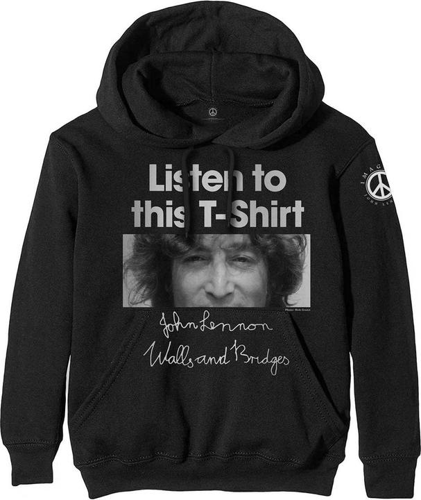Immagine prodotto Universal Textiles Listen To This Felpa con Cappuccio Adulto Unisex (L)