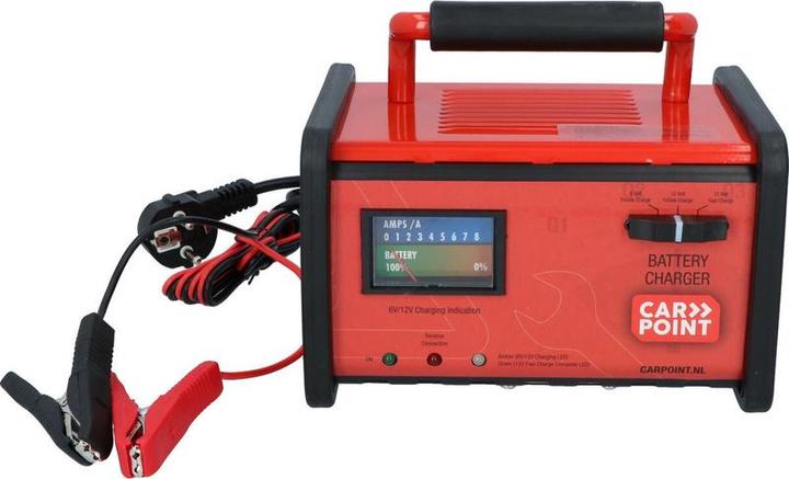 Actual product image Carpoint battery charger 6-12V |Drip charger for lead and gel batterys (12V, 5.60 A)
