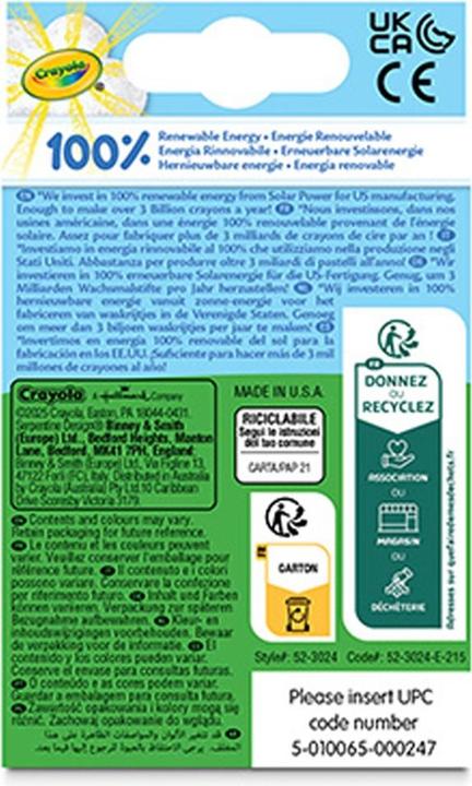 Produktbild Crayola Wachsmalstifte (24 x)