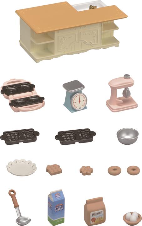 Actual product image Sylvanian Families Kitchen Island