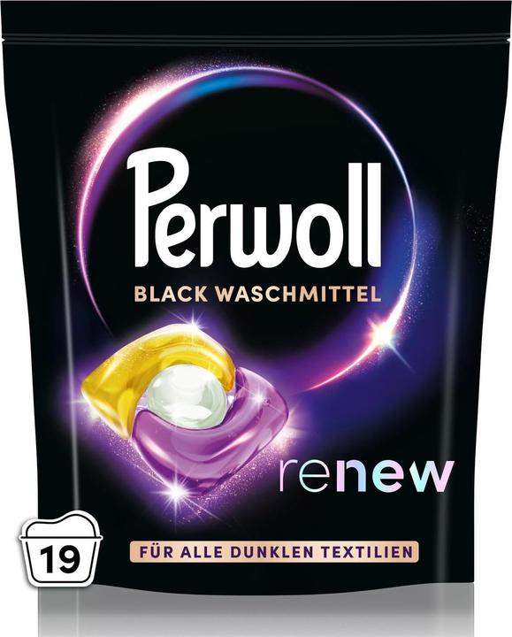Perwoll Allin1 Doppen Zwart 19Wl (19 Wascycli)